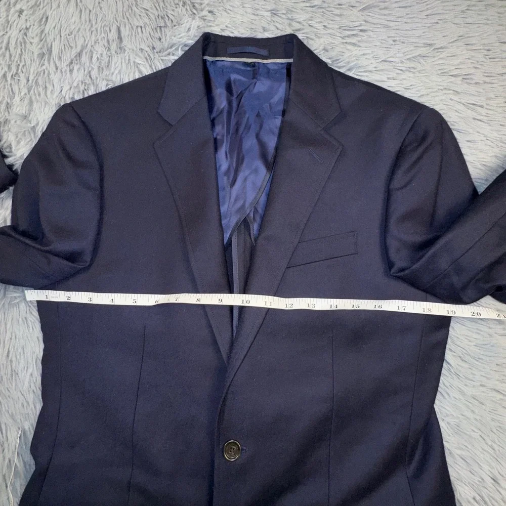 J Crew Blazer Men's 38R Ludlow Slim Fit American Woolen Navy Unstructured Jacket